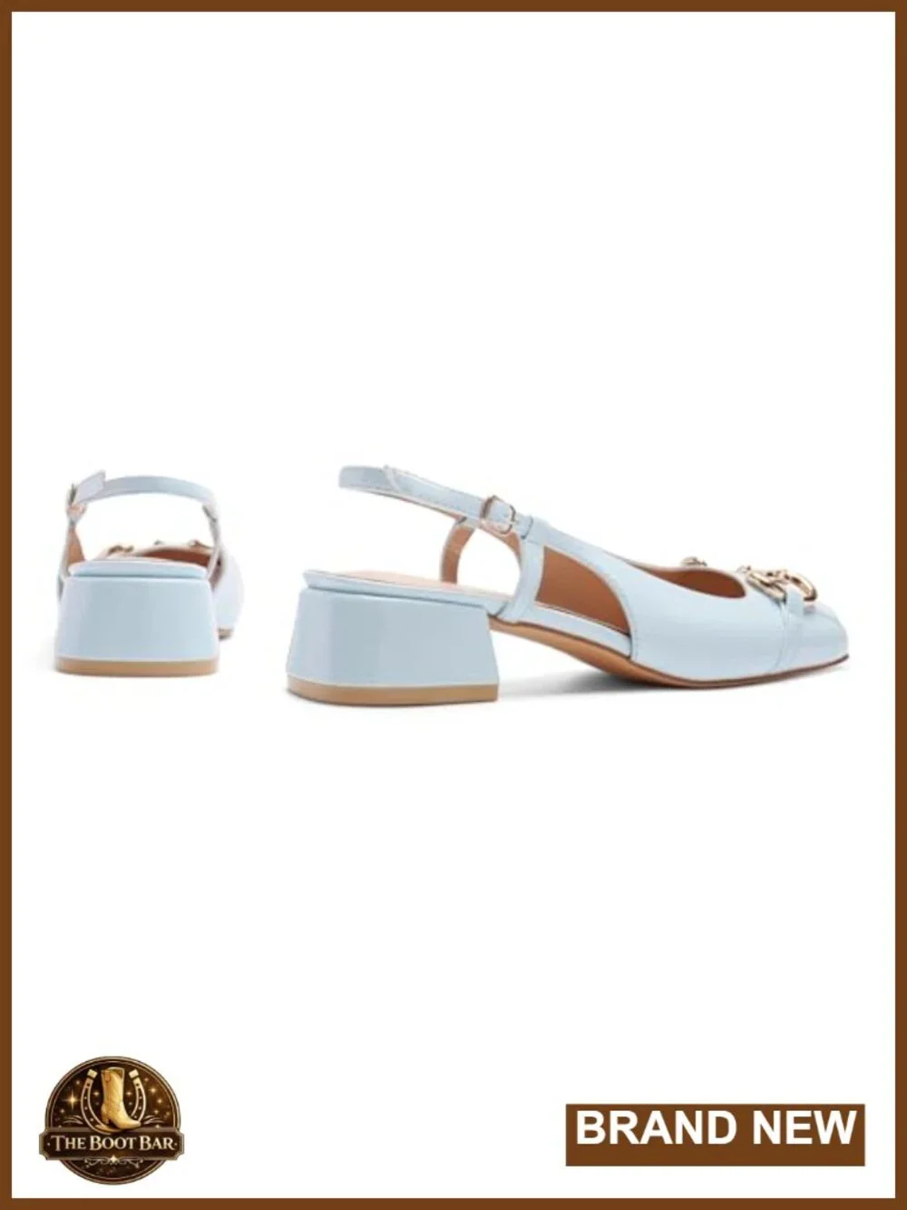 Slingback Mary Jane Heels Low Block Heel Closed Square Toe Pump Shoes